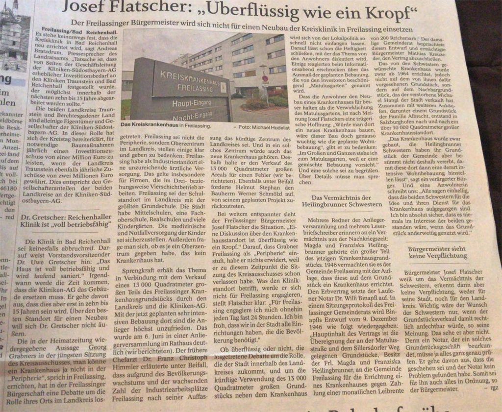 Josef Flatscher - Überflüssig wie ein Kropf vom 17.06.2018 - FA